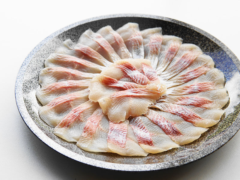 イワナの刺身