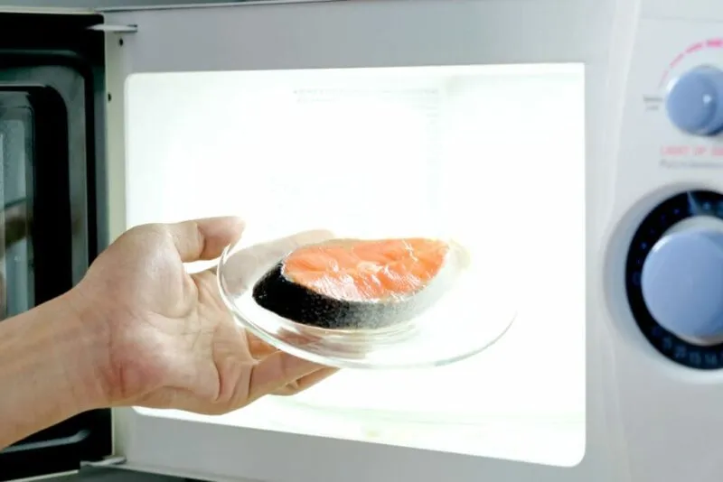 電子レンジでの解凍イメージ
